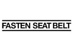 Fasten Seat Belt Logo